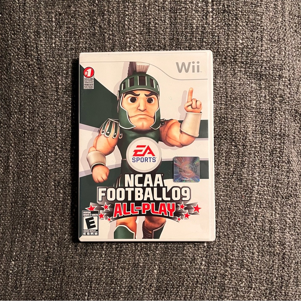 NCAA Football‎ 09 All-Play Nintendo Wii Game Complete